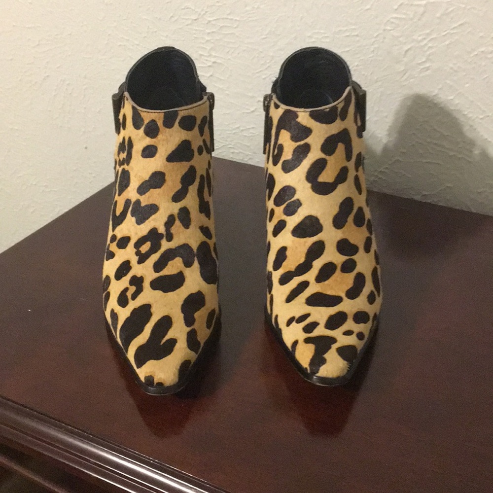 Donald J Pliner Cow Hair Booties